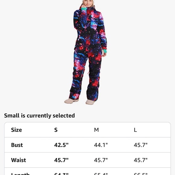 SNBOCON by Bluemagic Snowboarding-coldweather Full Body Snowsuit Women - XL - Picture 3 of 6